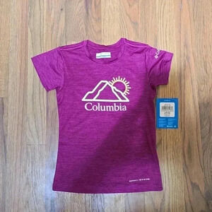 Columbia pink t-shirt XXS